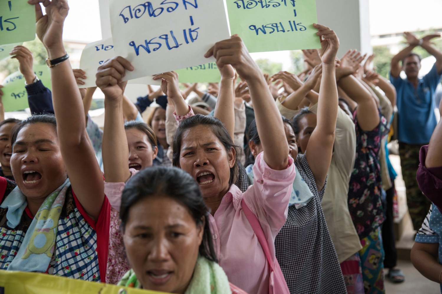 A PRECIOUS LAND - Members of the Khon Rak Ban Kerd environmental group and...