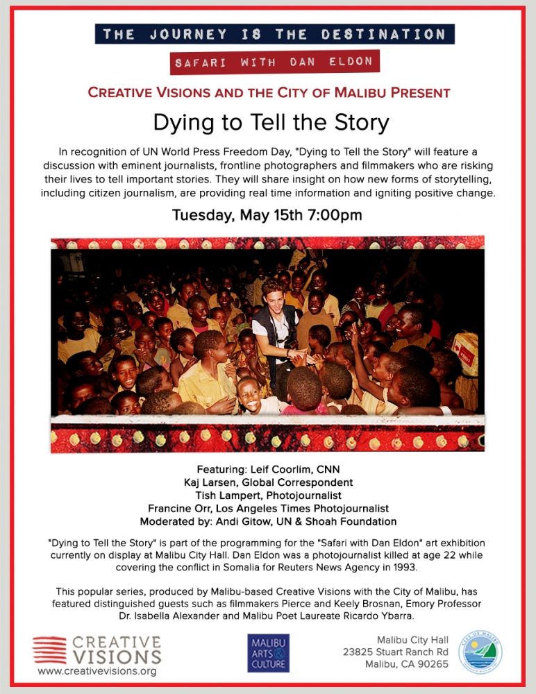 Dying To tell The Story - AN opportunity to present I Protest 