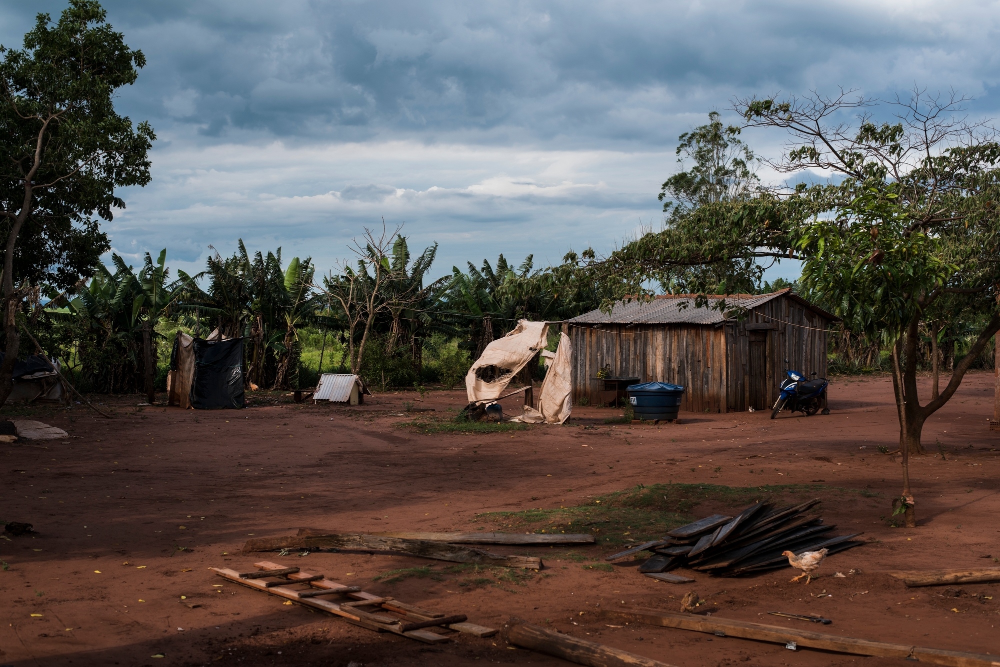 November 29, 2016.&nbsp; A yard in the Guarani-Kaiowa Amambai Indigenous Reserve in Matto Grosso Du Sul, Brazil. The reserve has one of the highest suicide rates in the world.