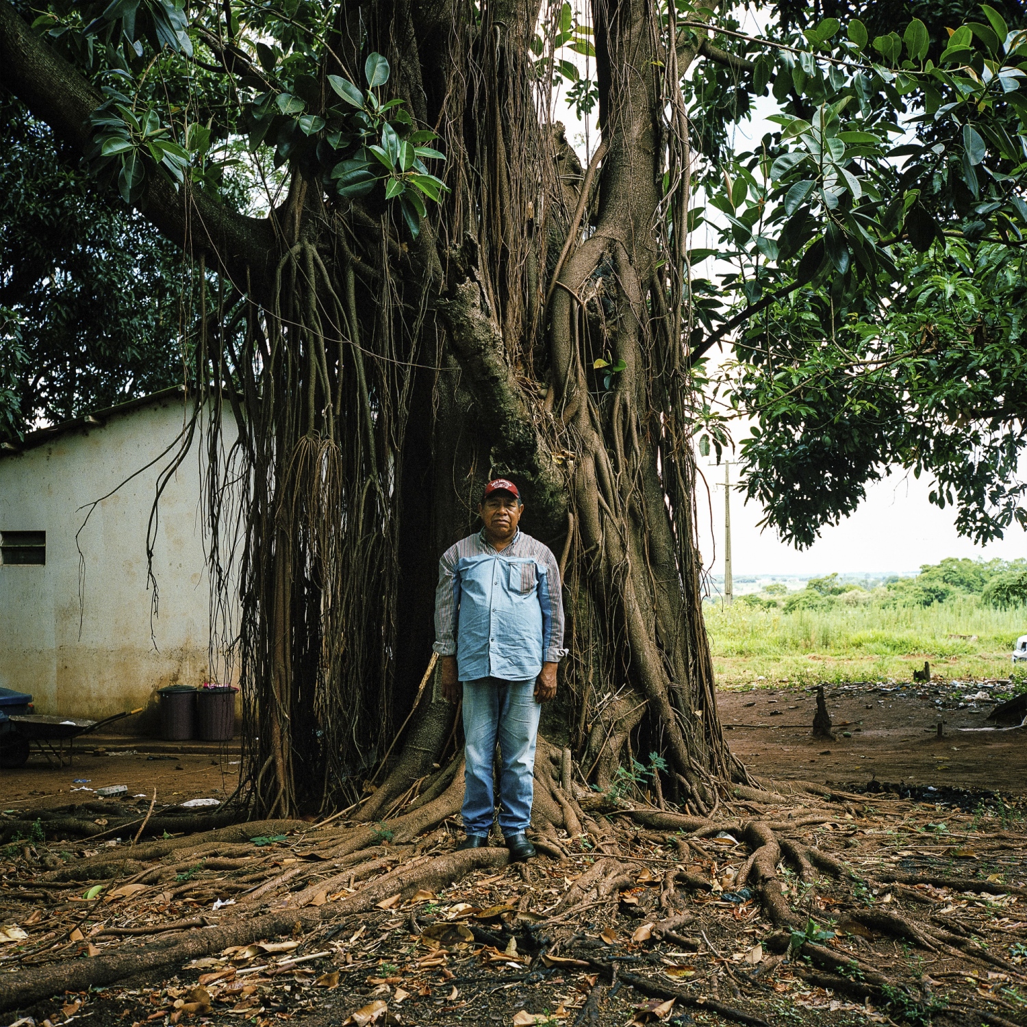 November 29, 2016.&nbsp; Aristo Vasques, 63, stand for a photo in the Guarani-Kaiowa Amambai Indigenous Reserve in Matto Grosso Du Sul, Brazil. His grandson, Elenildo Vasques, 16, committed suicide one year ago.