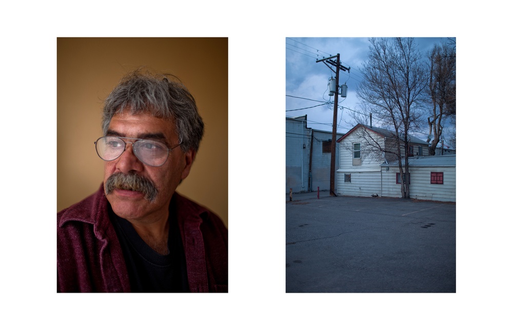 Diptych Set #2 R. Alan. 56 year...which Alan overdosed on heroin.