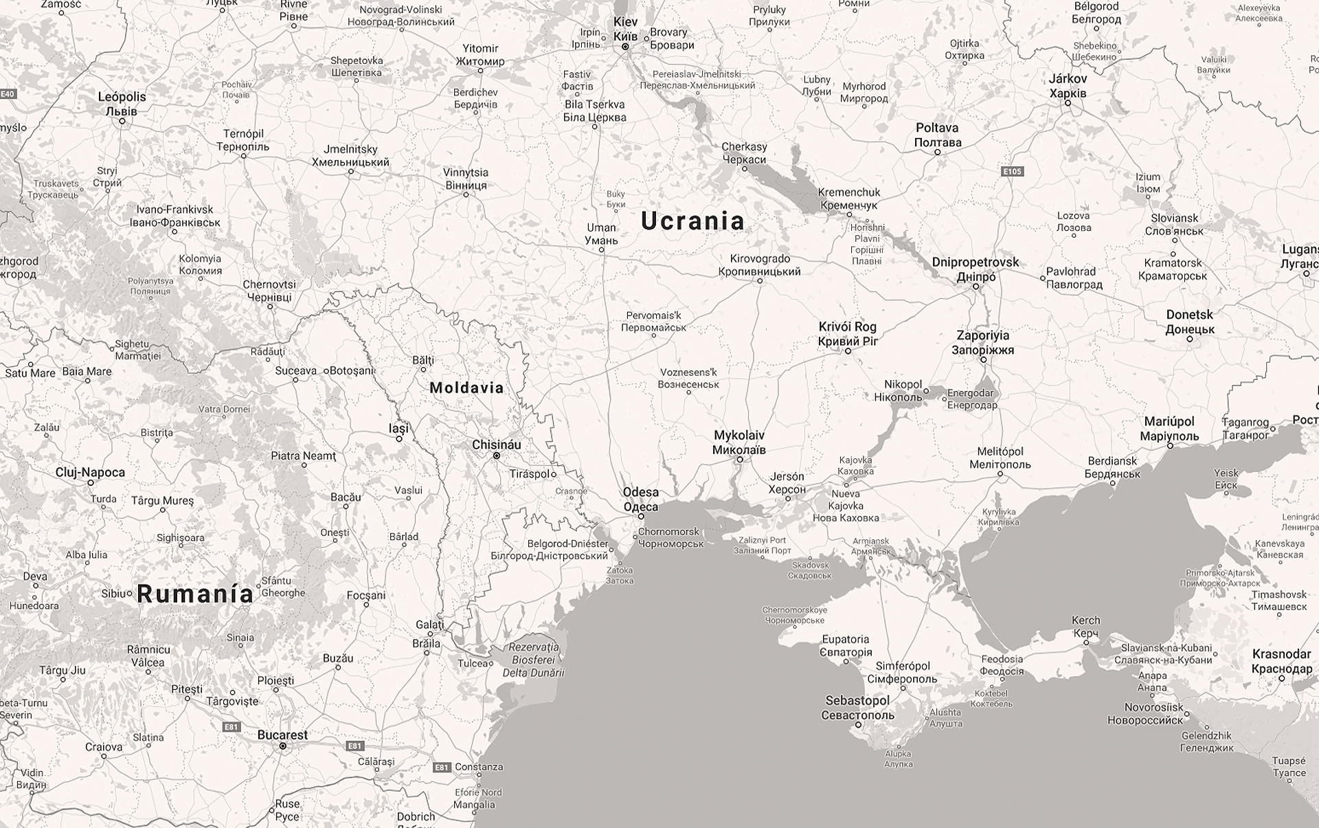 Map -   Transnistria does not appear on any map of the world....