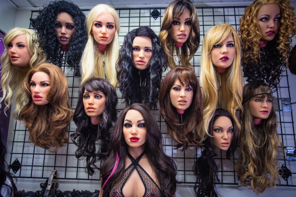 Image from Sex Robots -  Customers can pick a the face from this selection or...