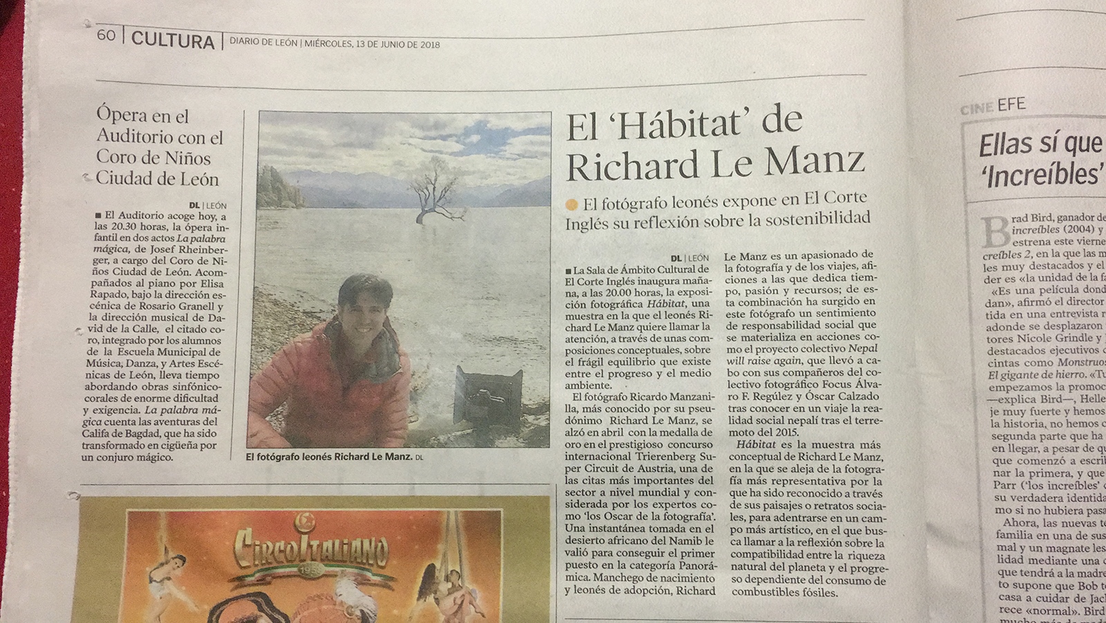 Acogida de la prensa presentación "Hábitat" en León