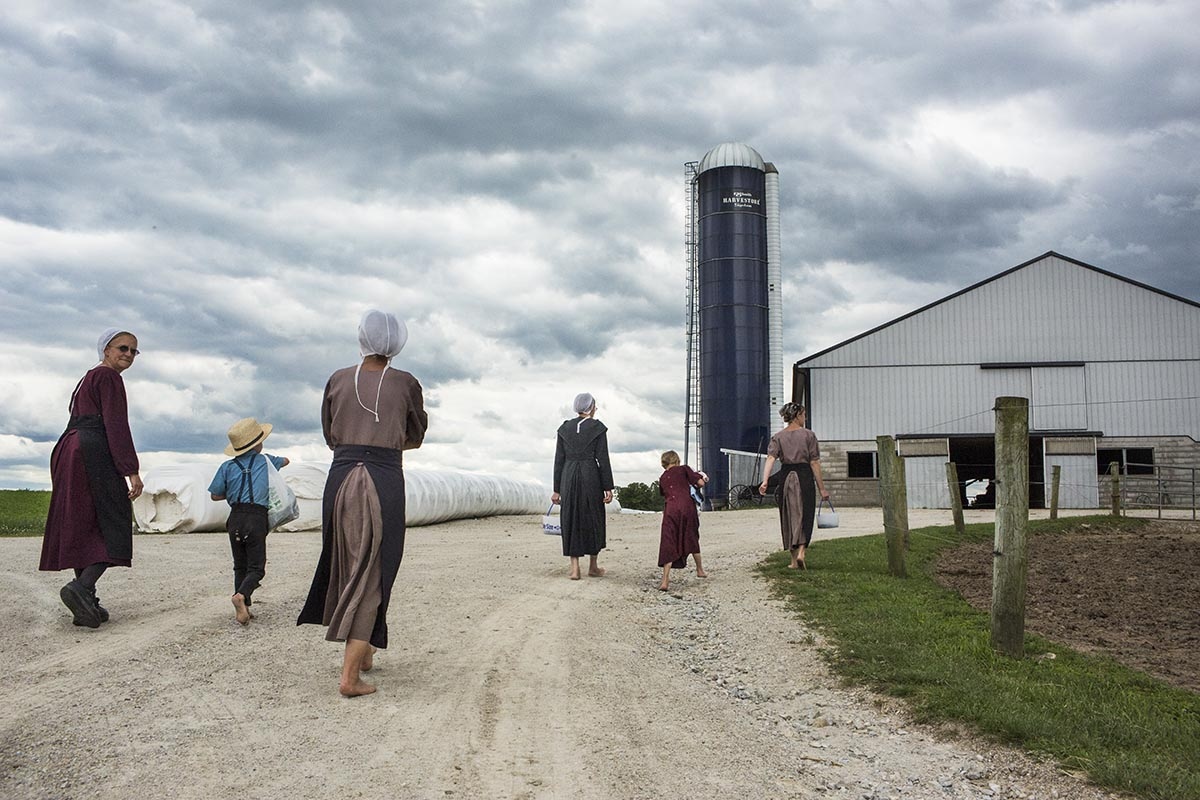 The Amish world -  Melvin's family lives around the family farm in...