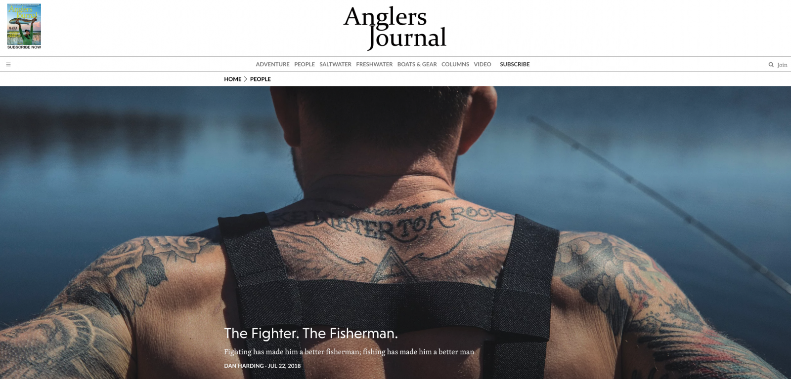 for The Anglers Journal: The Fighter. The Fisherman.