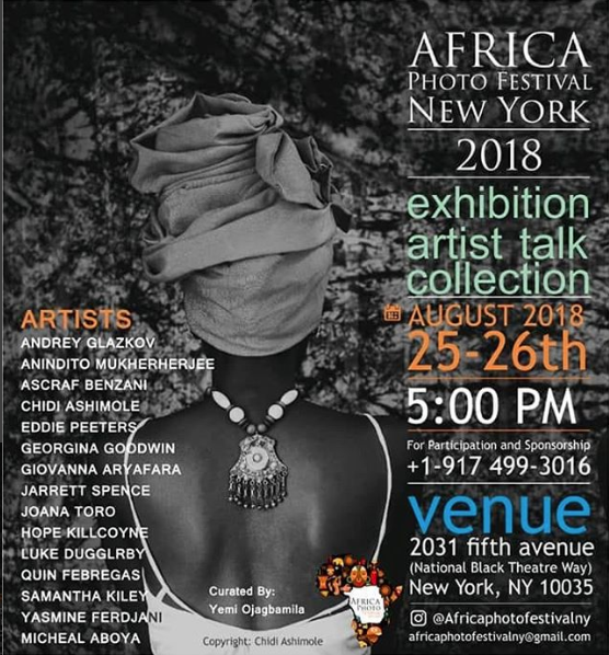 First Africa Photo Festival New York. Group exhibition.