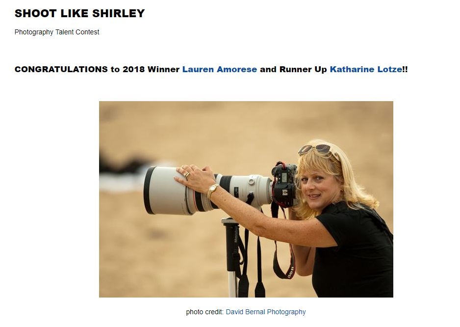 Thumbnail of Shoot Like Shirley Award Winners Announced