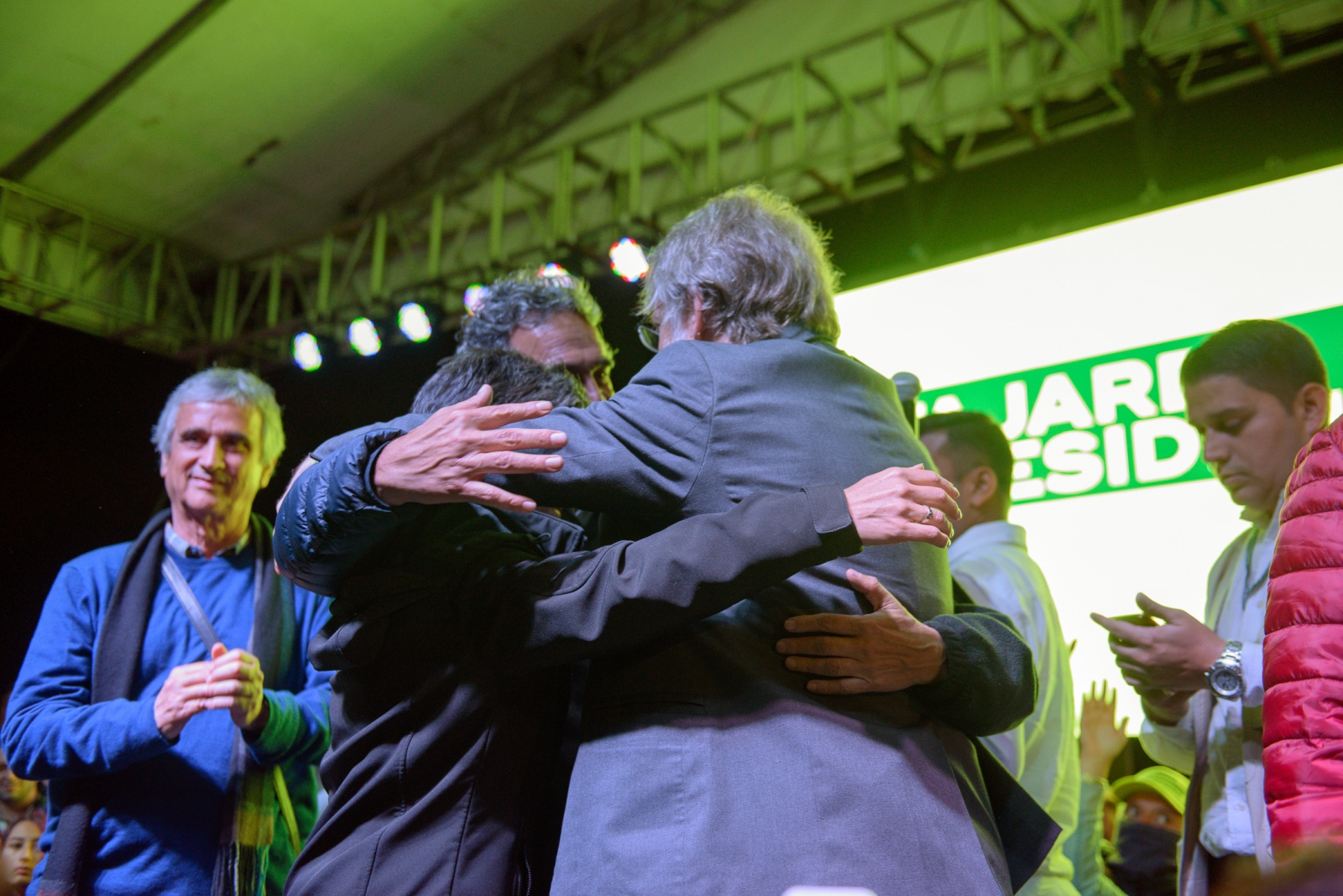 (EN) May 27, 2018 - Bogota, Colombia. Sergio Fajardo, presidential candidate, Claudia...