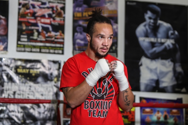 Image from Transgender Boxer  -  Pat Manuel starting fighting when he was 16 but as a...