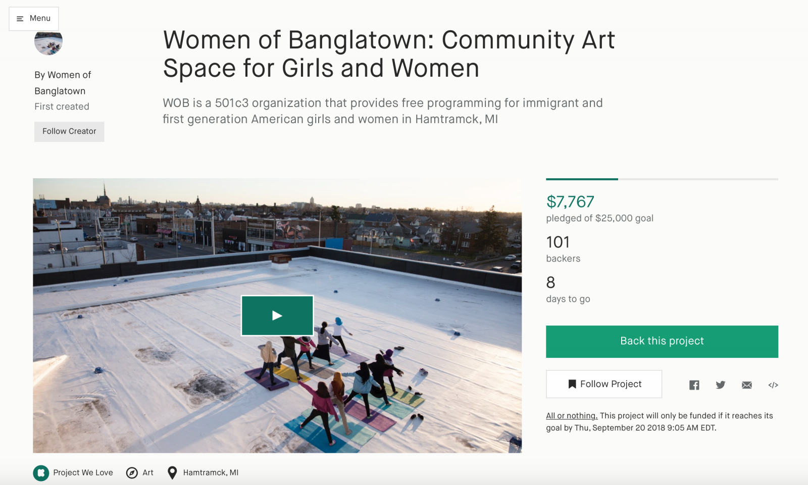 Thumbnail of Women of Banglatown on Kickstarter