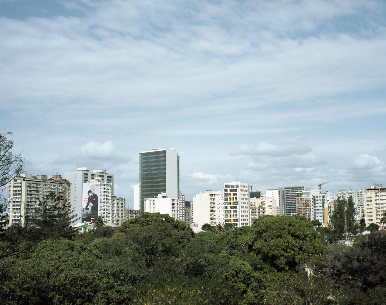  A view of new buildings in the city of Maputo. Due to the economical crisis, many of these apartments remain unsold. 