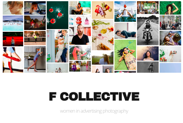 Announcing the F COLLECTIVE "a new database of women photographers in advertising commercial photography