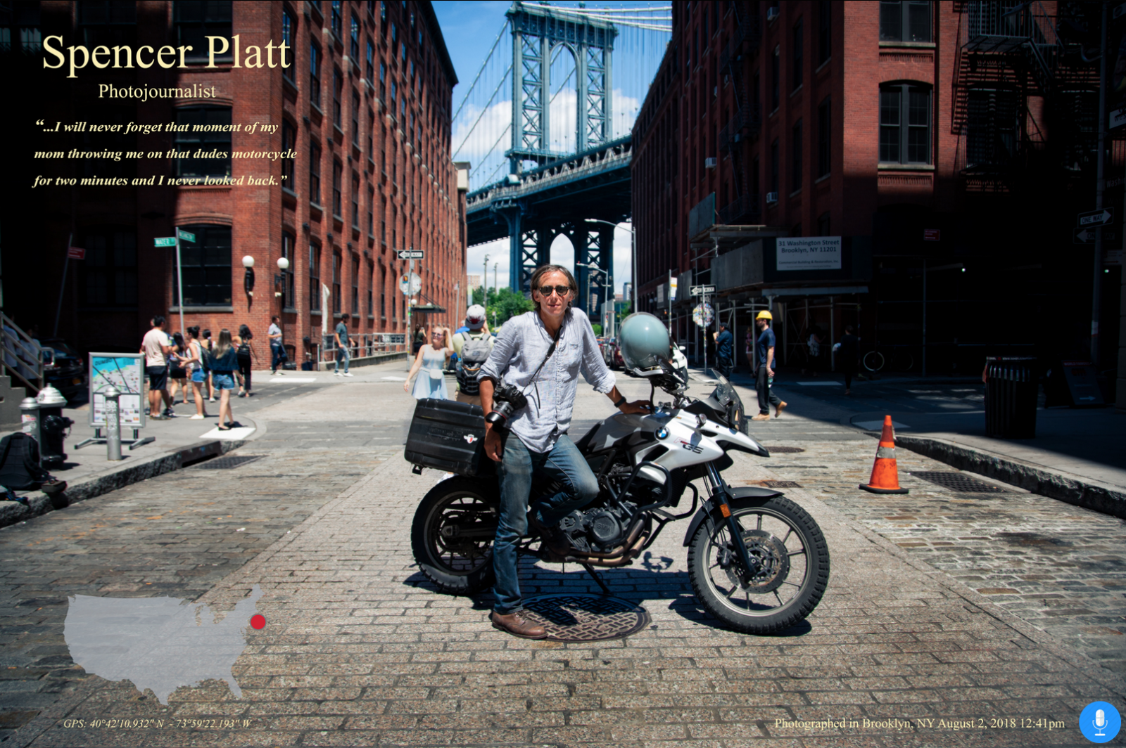 Hear Spencer Platt in The Motorcycle Portraits
