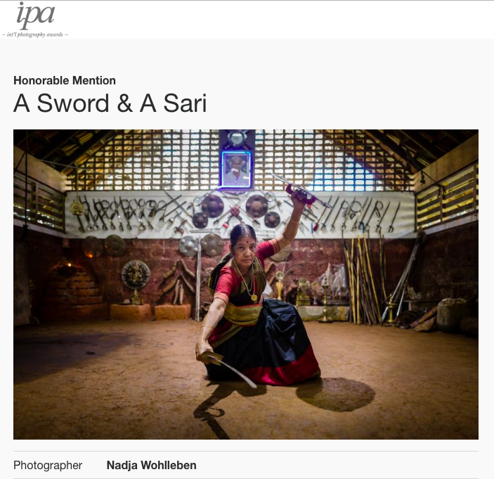 Thumbnail of Honorable mention for 'A Sword & A Sari' at the International Photography Awards