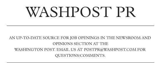 Job Openings: Election Reporters and Editor