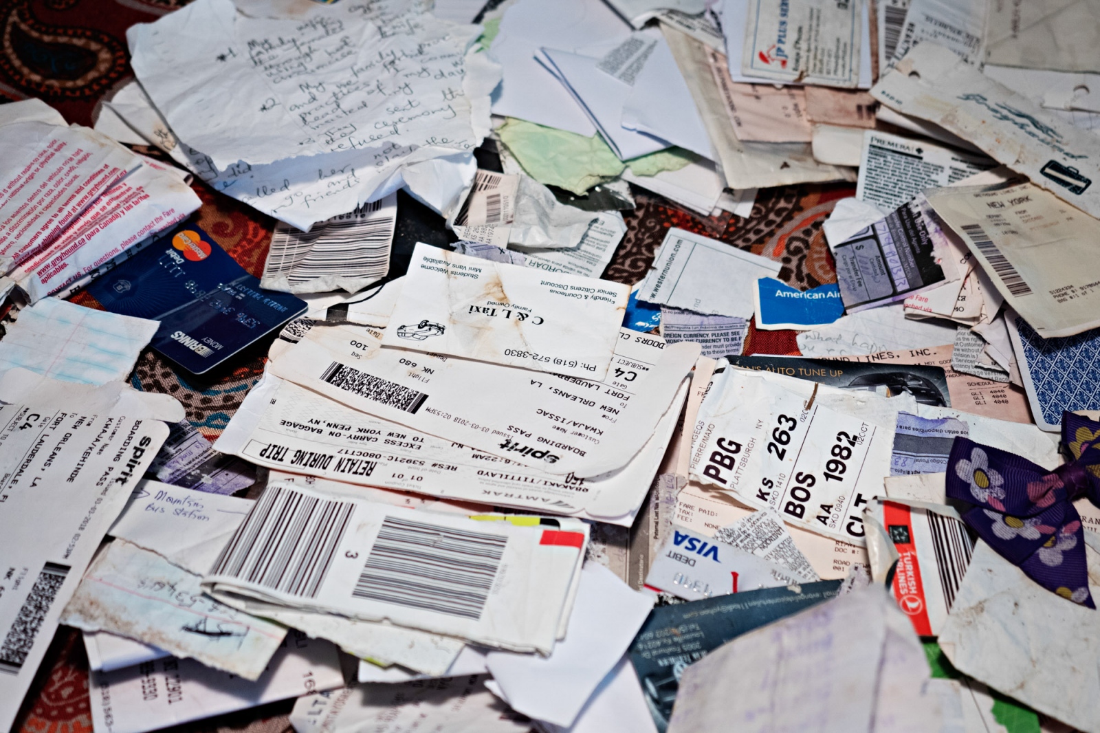  Items discarded by asylum seek...d driver&rsquo;s licenses. 