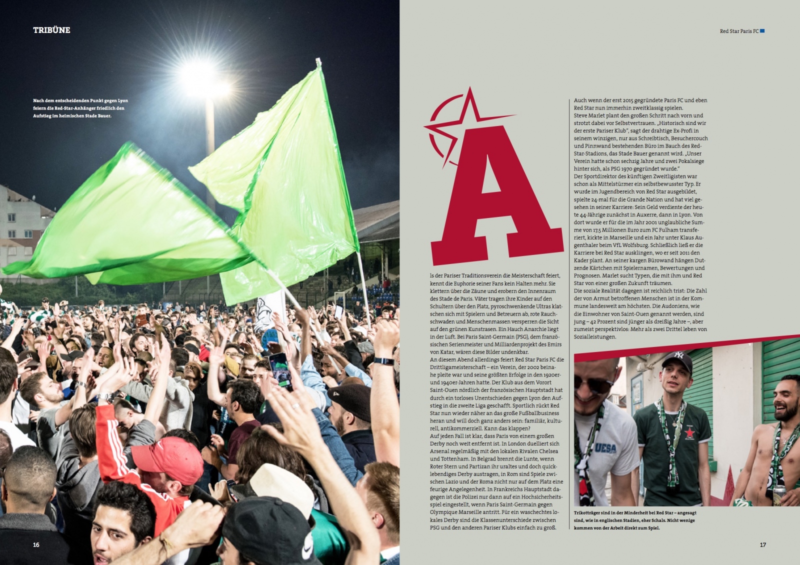 Red Star FC fÃ¼r das Â»Magazin des HSV Supporters ClubÂ«