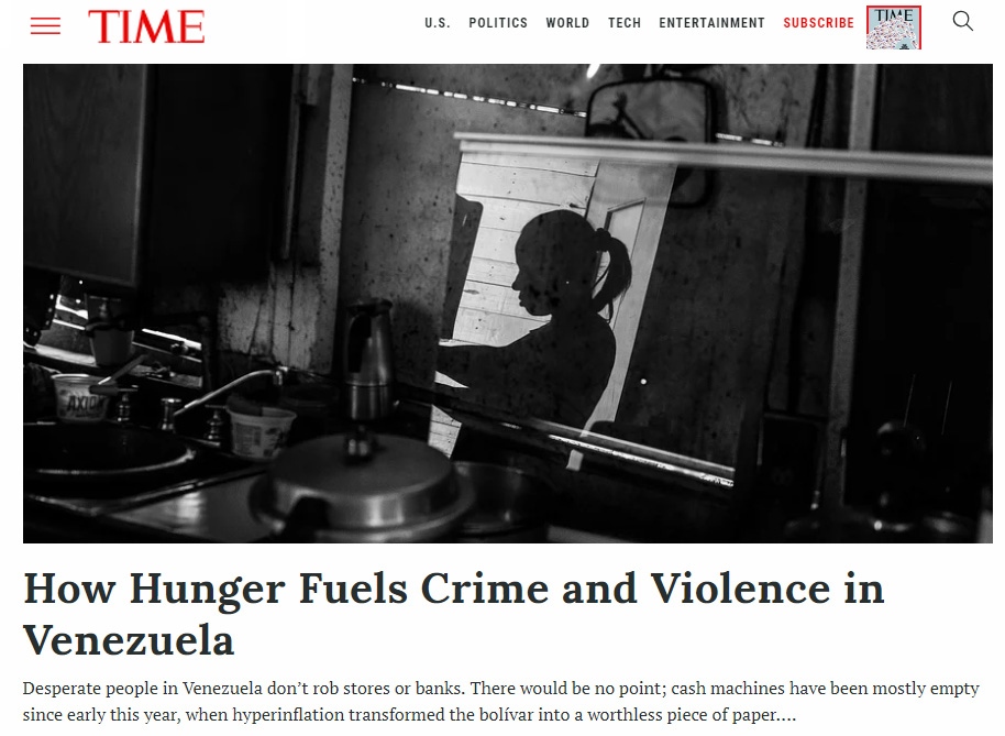 Hunger Crimes in Time magazine