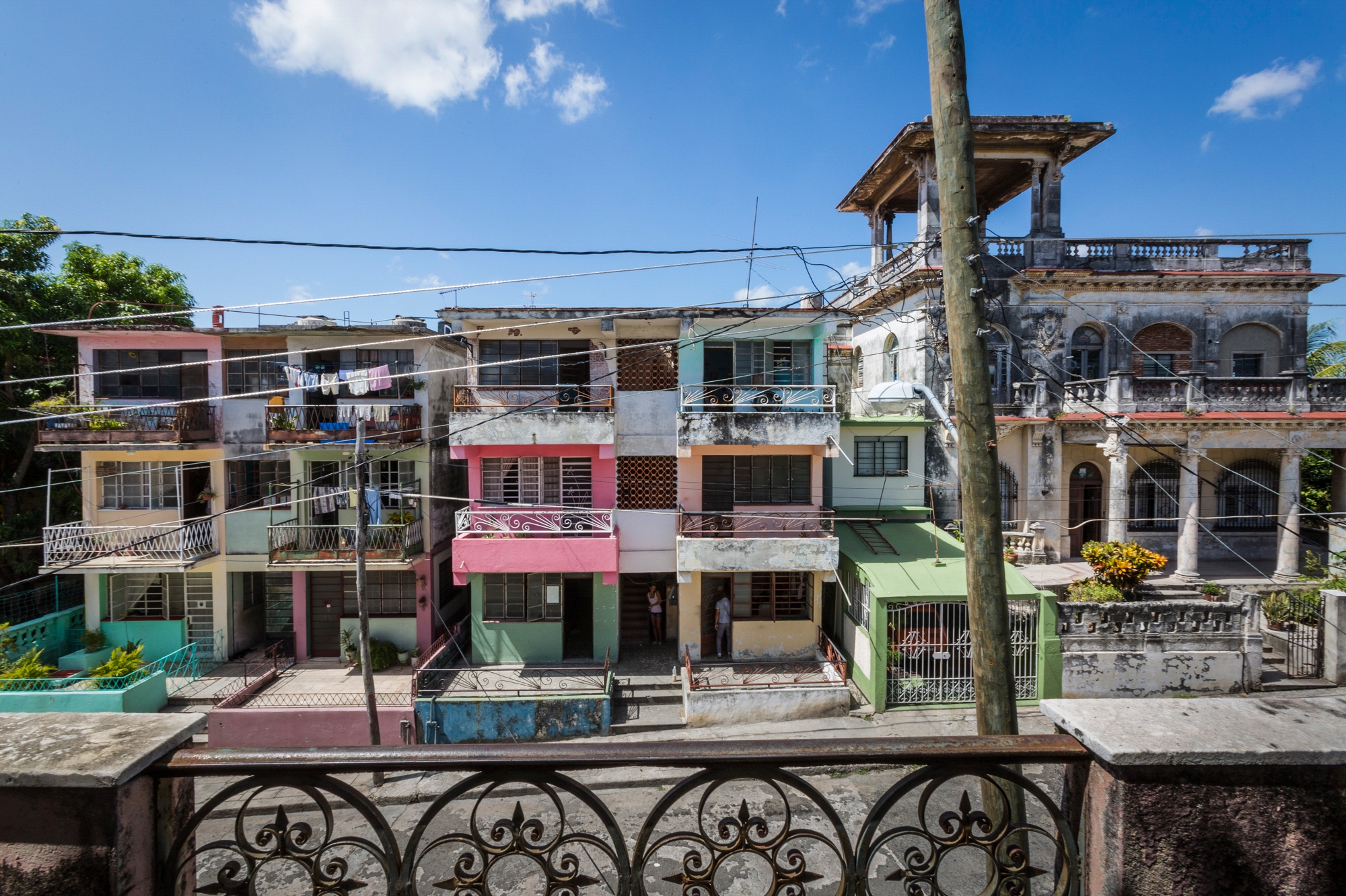 Photographing Cuba: My Myth, My Reality - The
view from the upper apartment of my mother&rsquo;s childhood home. As we photographed...