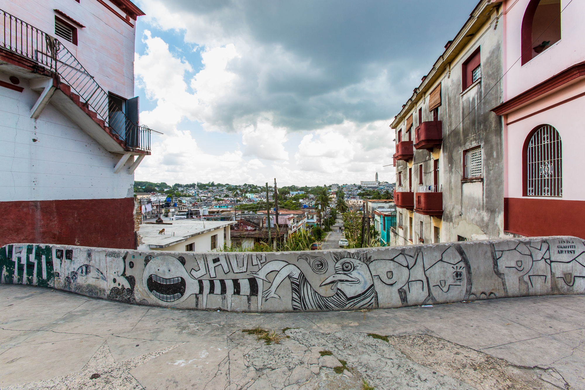 Photographing Cuba: My Myth, My Reality - Dog &amp; Distant Church &ndash; An overlook; the church in the far distance was attended...