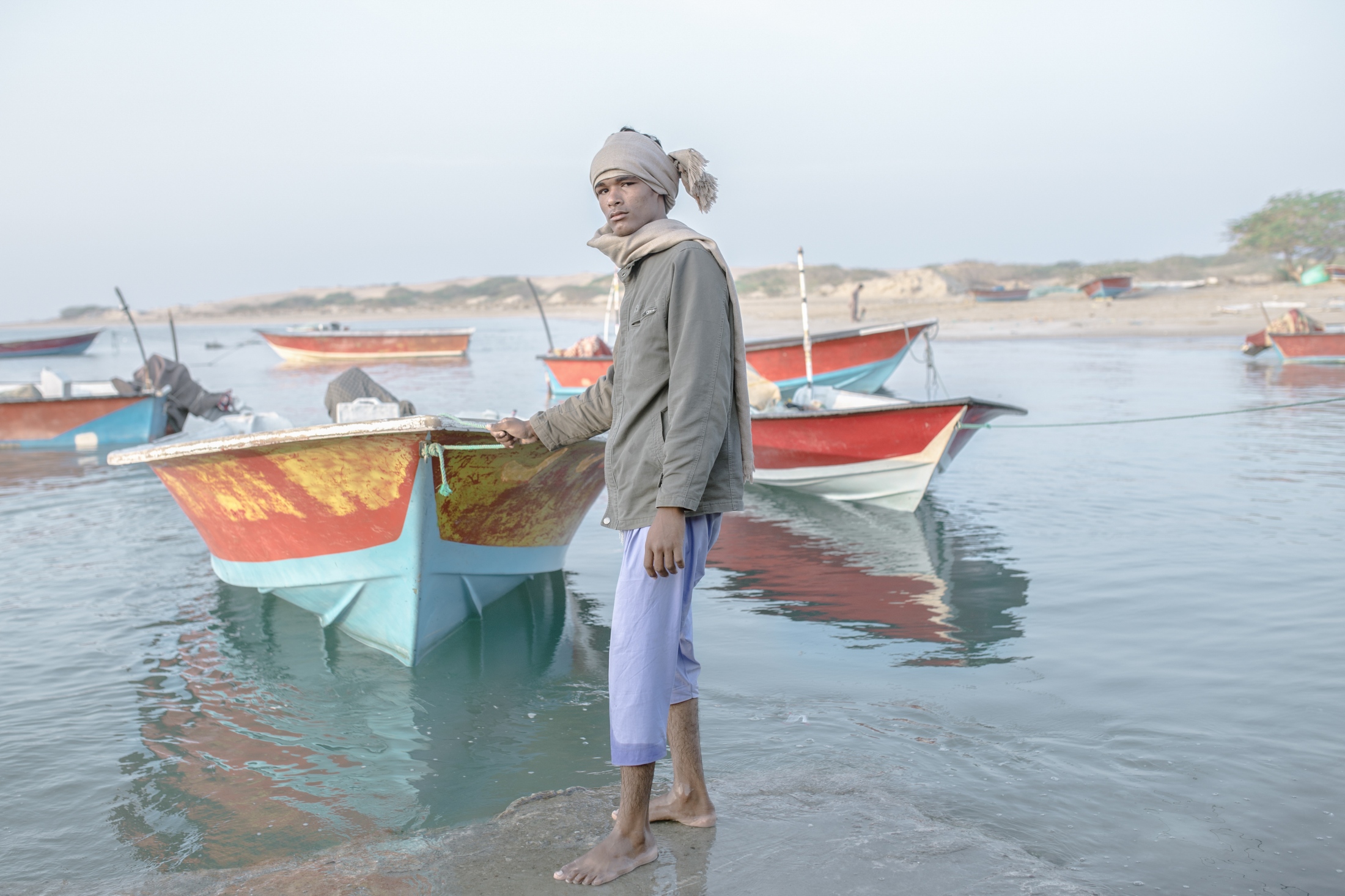 IN THE DESERT OF WETLANDS -   Karim, 18, was born in a village near Oman Sea and is a...