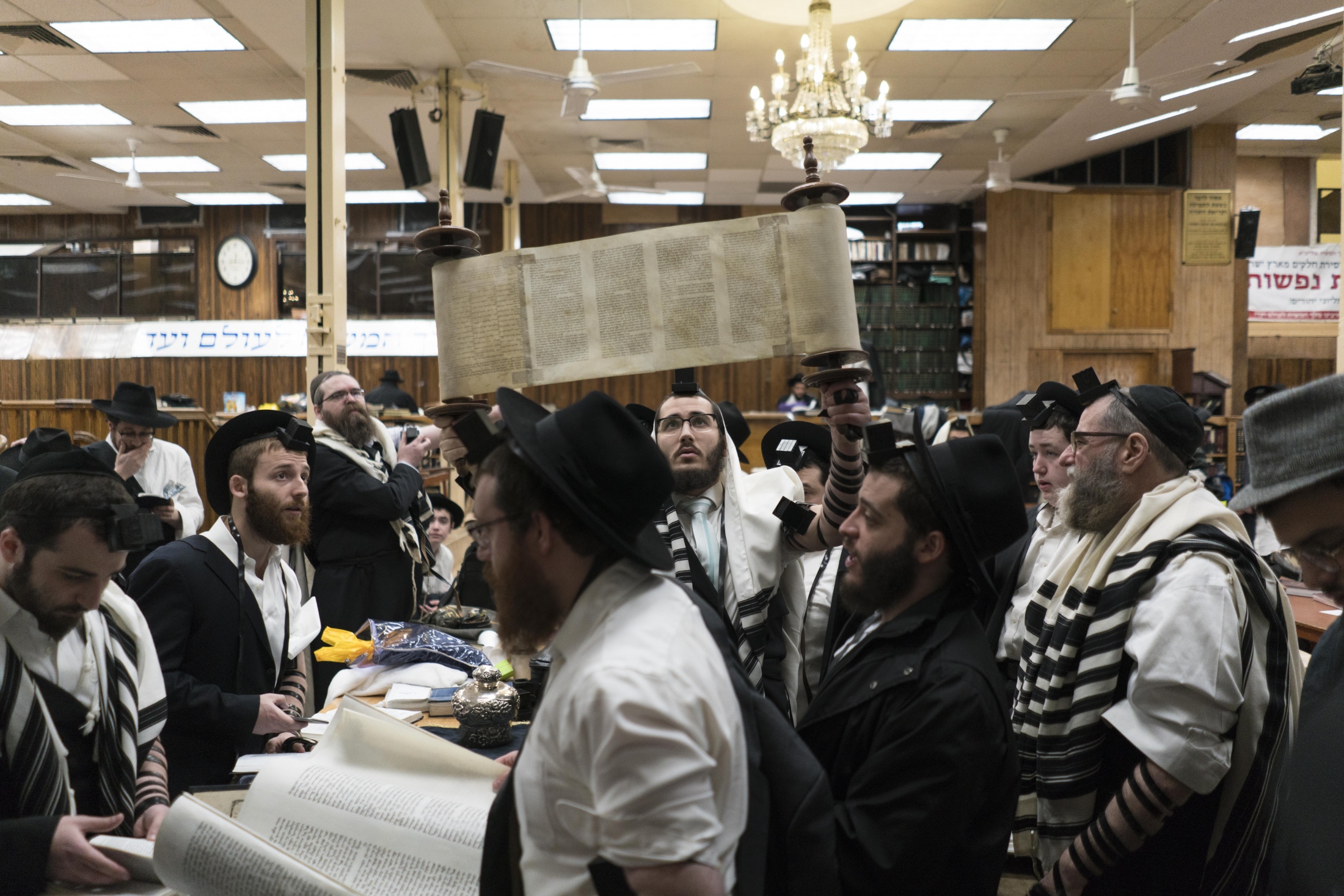 Lubavitchers -  Purim at the Chabad Lubavitch World Headquarters at 770...