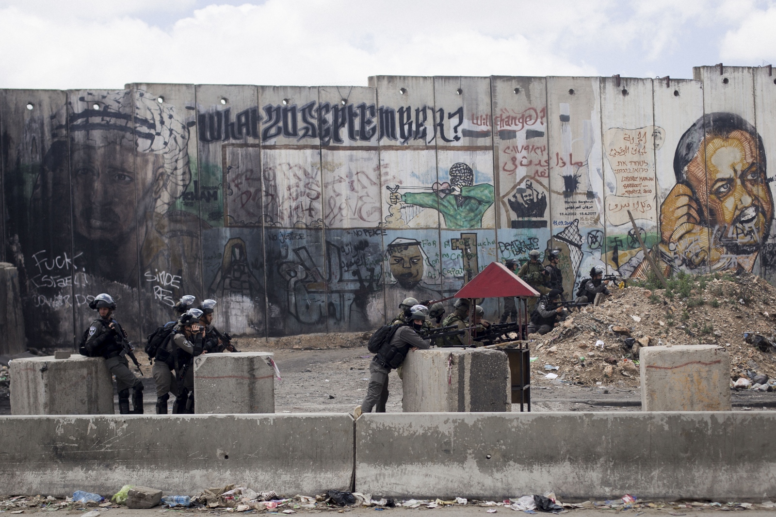 Image from Clashes in Occupied West Bank