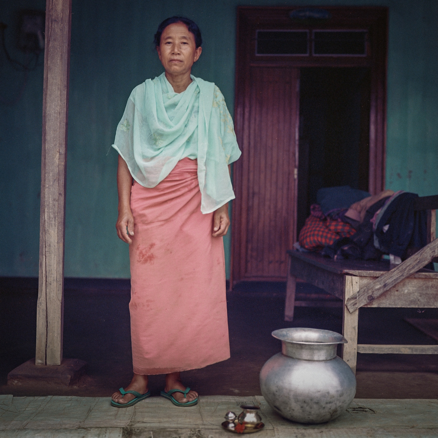Portraits of Resilience -   Muktarei Oinam, 54. Thanga Tongbram Leikai, Manipur...