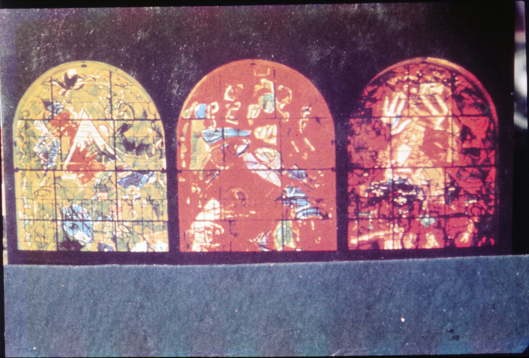 The twelve Chagall windows&nbsp;