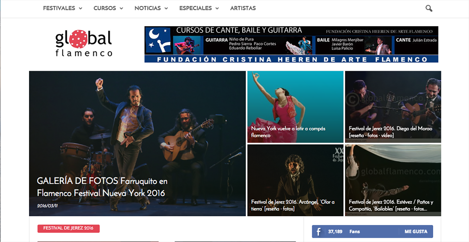 Image from Tearsheets - Global Flamenco