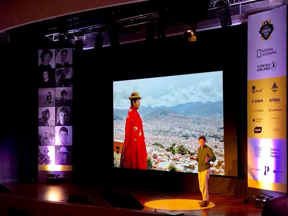 Speaker at the National Geographic Exodus Aveiro Fest