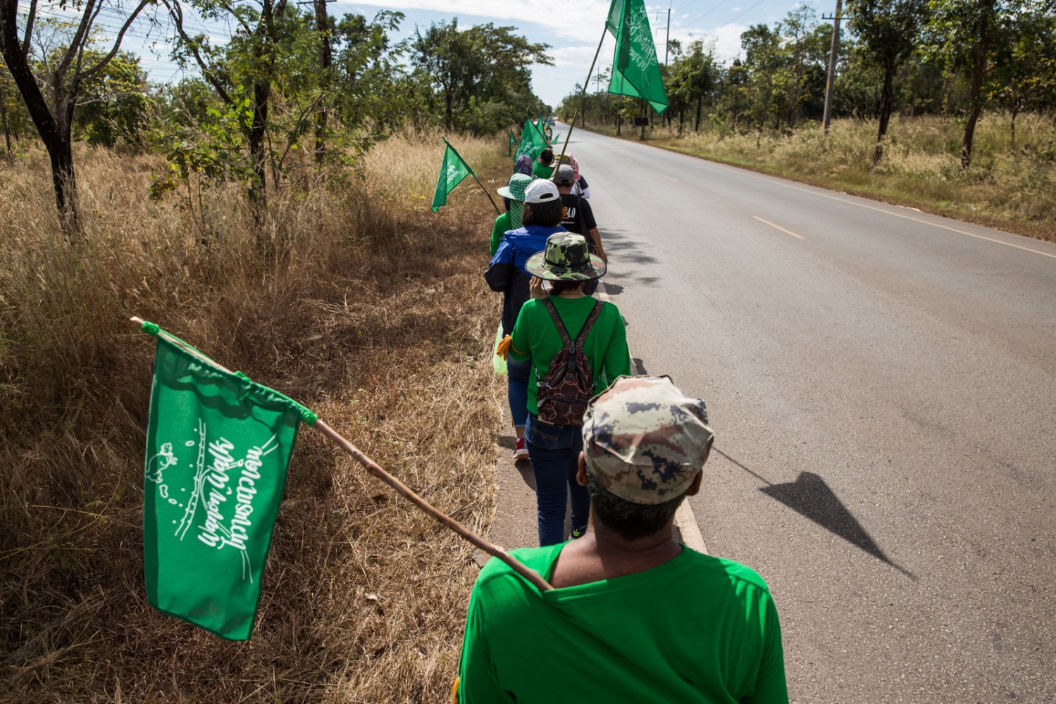 For 6 days, community members walked to the provincial capital of Sakhon Nakhon 85 km away,...