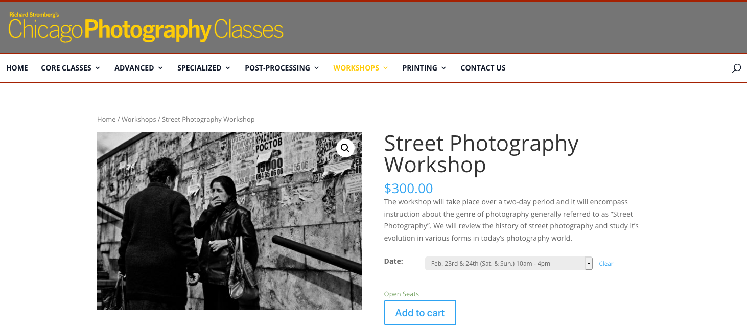 "Street Photography" Workshop