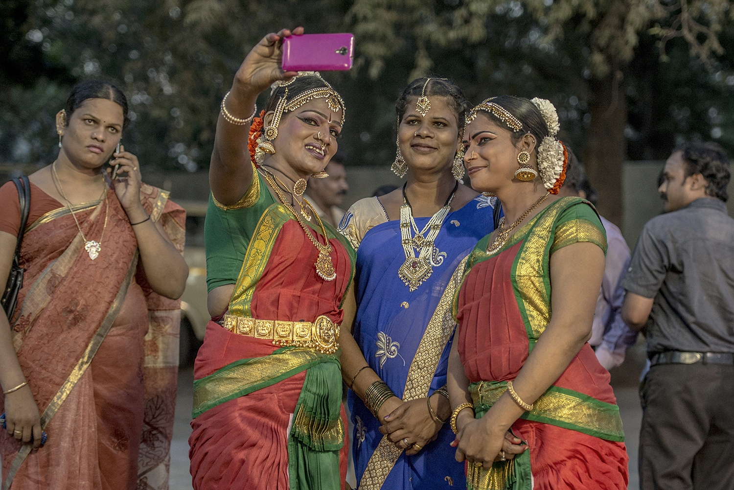 The Brides of Lord Aravan -  Transgender enjoying their moment during the wedding 
