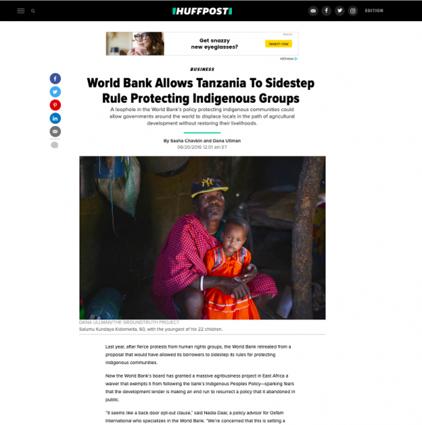 Tearsheets -   The Huffington Post  