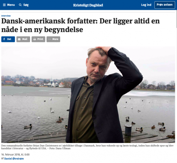 Image from Tearsheets -   Kristeligt Dagblad (DK)  