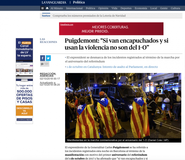 Tearsheets - La Vanguardia Feature