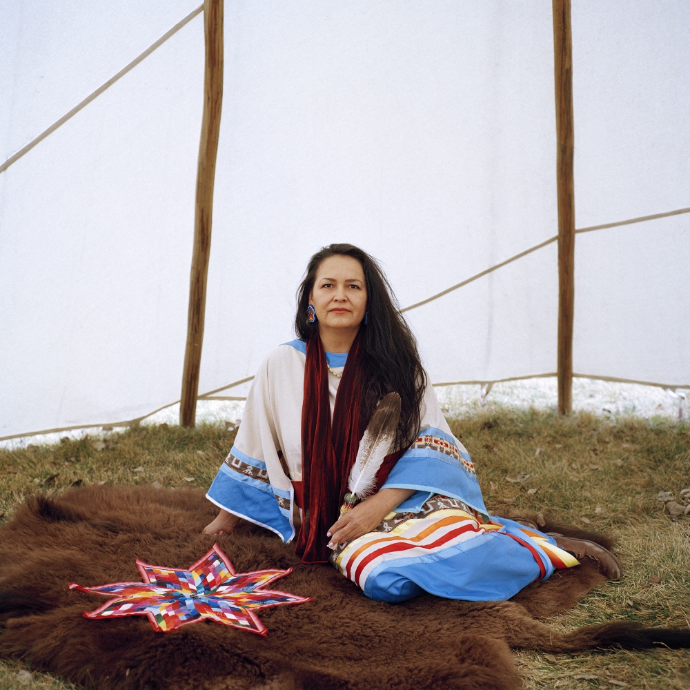 Tracey George Heese, 42 at the time, sits in a tepee on buffalo skin, a symbol that reminds her of her late mother, Winnifred George. Winnifred was murdered and discovered next to a park bench in Edmonton, Alberta, more than 20 years ago. Tracey still has no answers. &ldquo;This buffalo skin represents Canada, this North America. This was [our ancestor&rsquo;s] land. I think of all the buffalo that were slaughtered [here]&hellip; Are aboriginal women to be sacrificed as the buffalo have?&rdquo; said Tracey. &ldquo;Not enough is being done. The Canadian system is derailing us&hellip; growing up and hearing of these deaths of our aboriginal women, it doesn&rsquo;t matter if we&rsquo;re educated. All you have to say is she&rsquo;s aboriginal, and people have that stereotype.&rdquo;  
