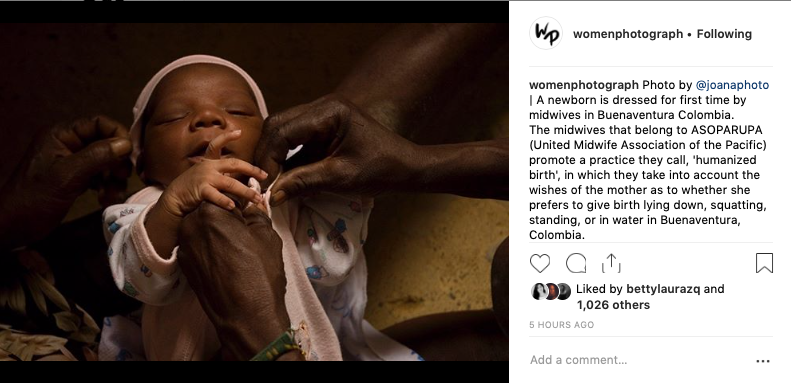 taking-over the @womenphotograph Instagram