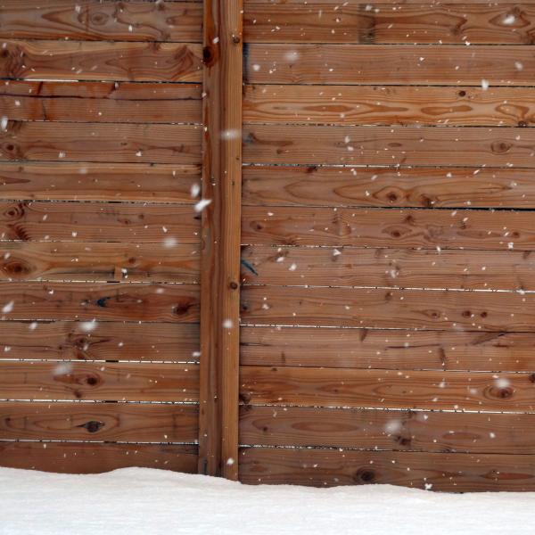 Fence In The Snow | Buy this image