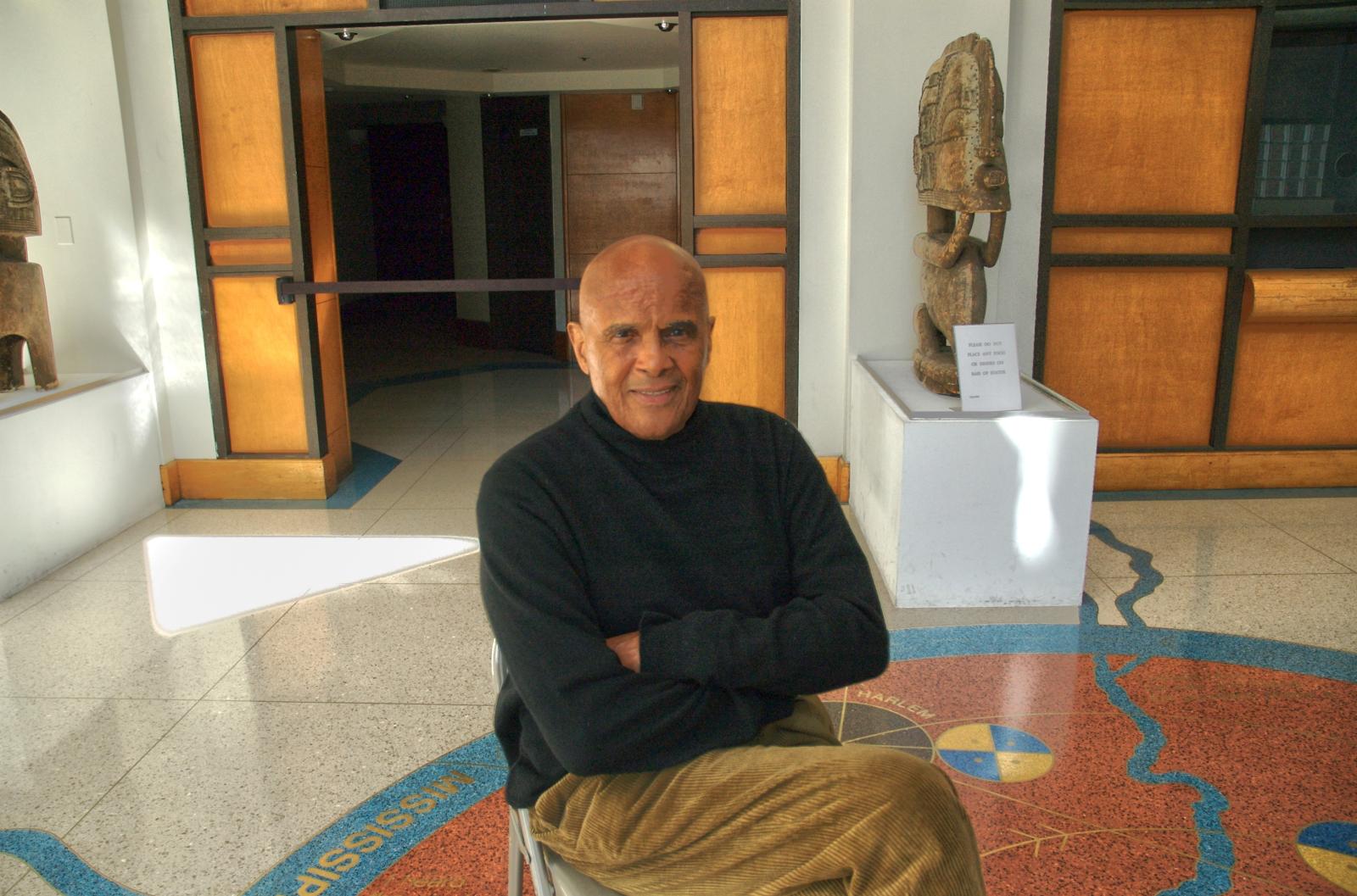 Thumbnail of What An Honor To Have photographed Harry Belafonte at the Schaumburg Library,NYC