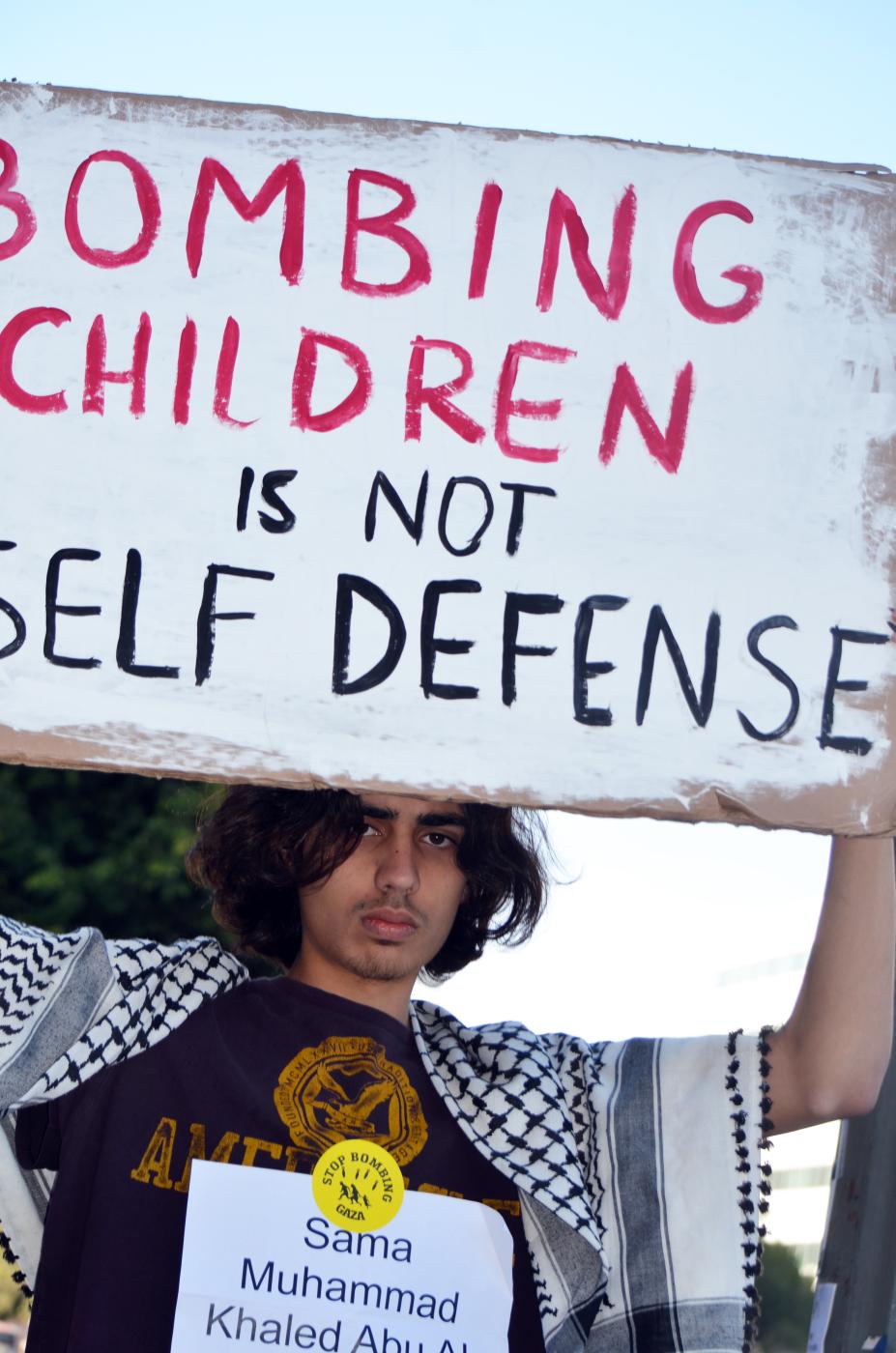 Bombing Children Is Not Self Defense | Buy this image