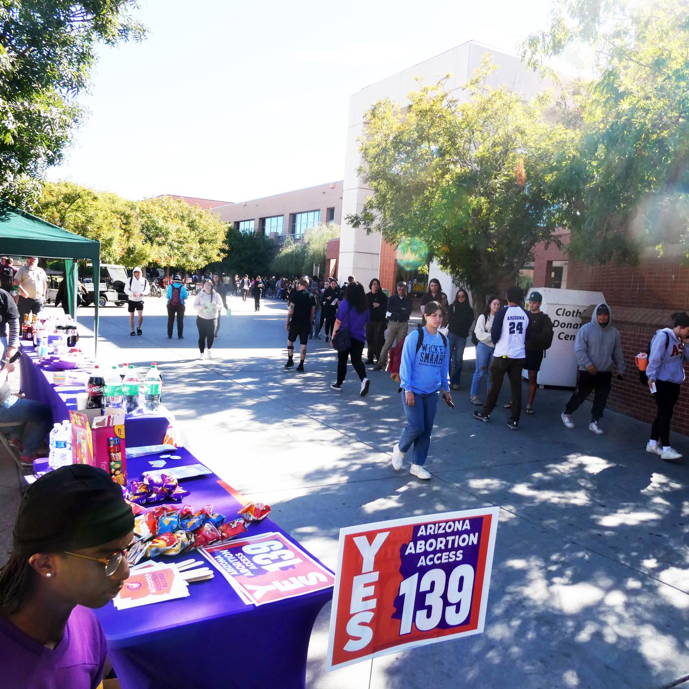 ASU Students Voting on ELection Day | Buy this image