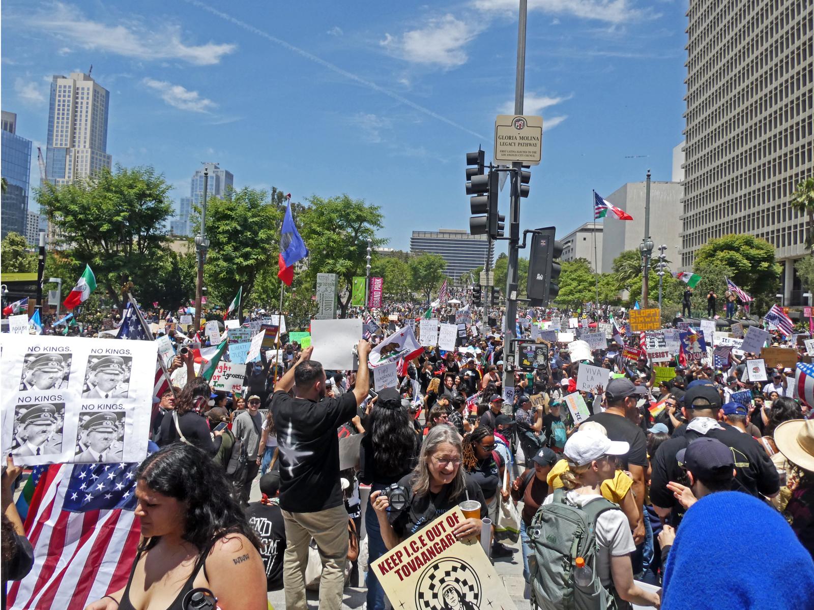 25 thousand came out in LA