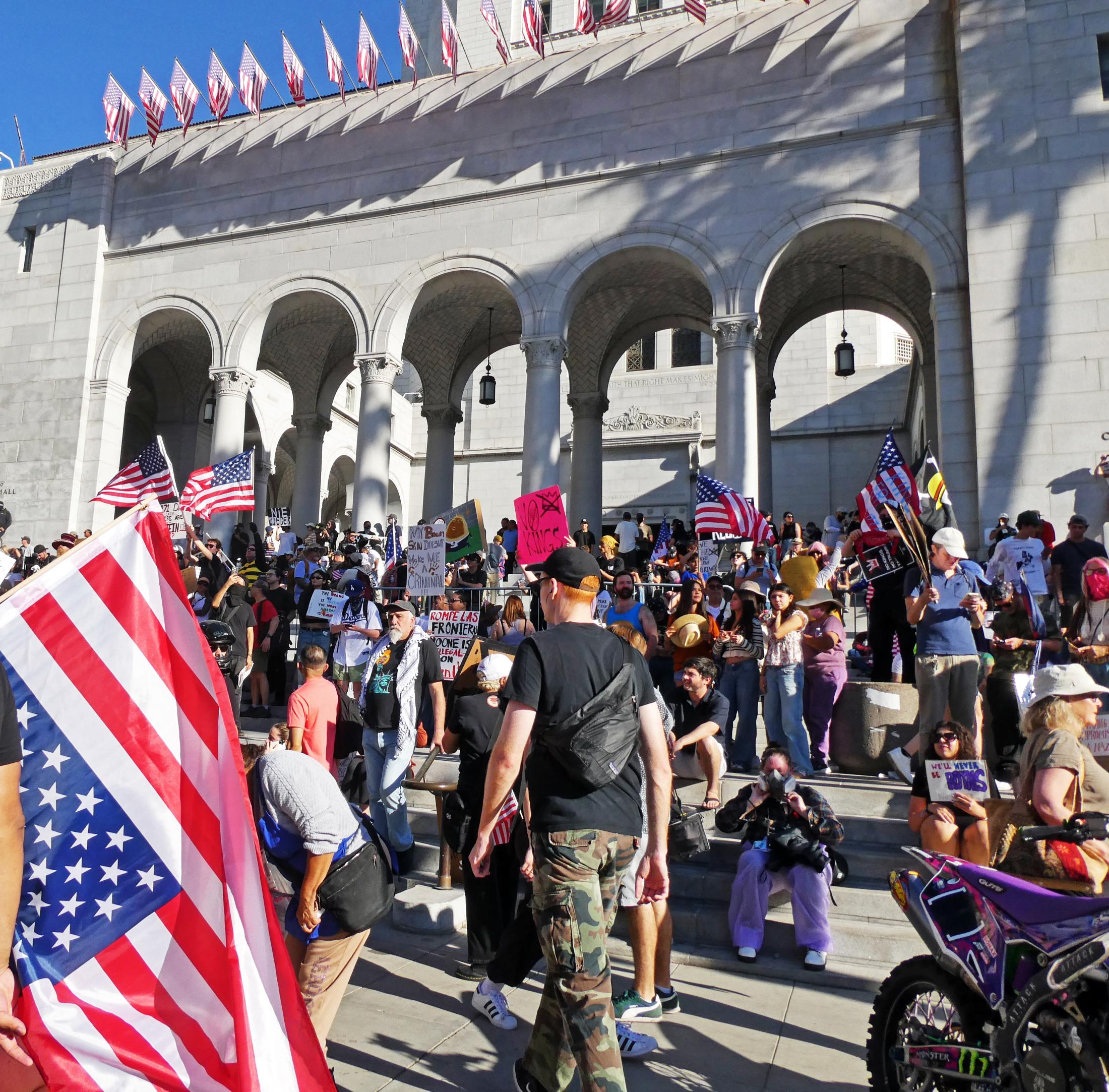 On The Steps of City Hall