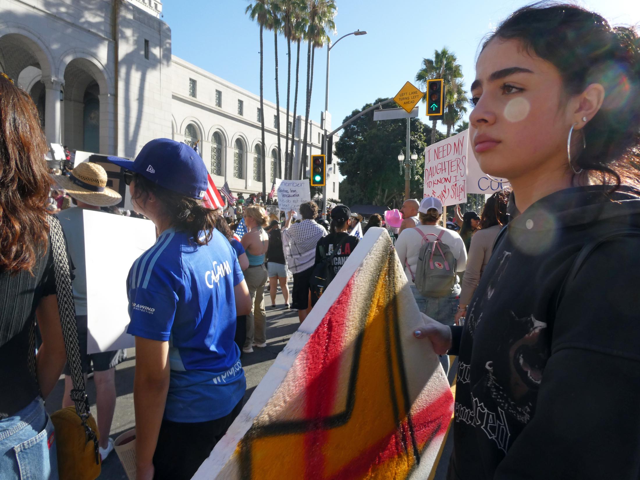 I need my daughter to know i showed up in Los Angeles