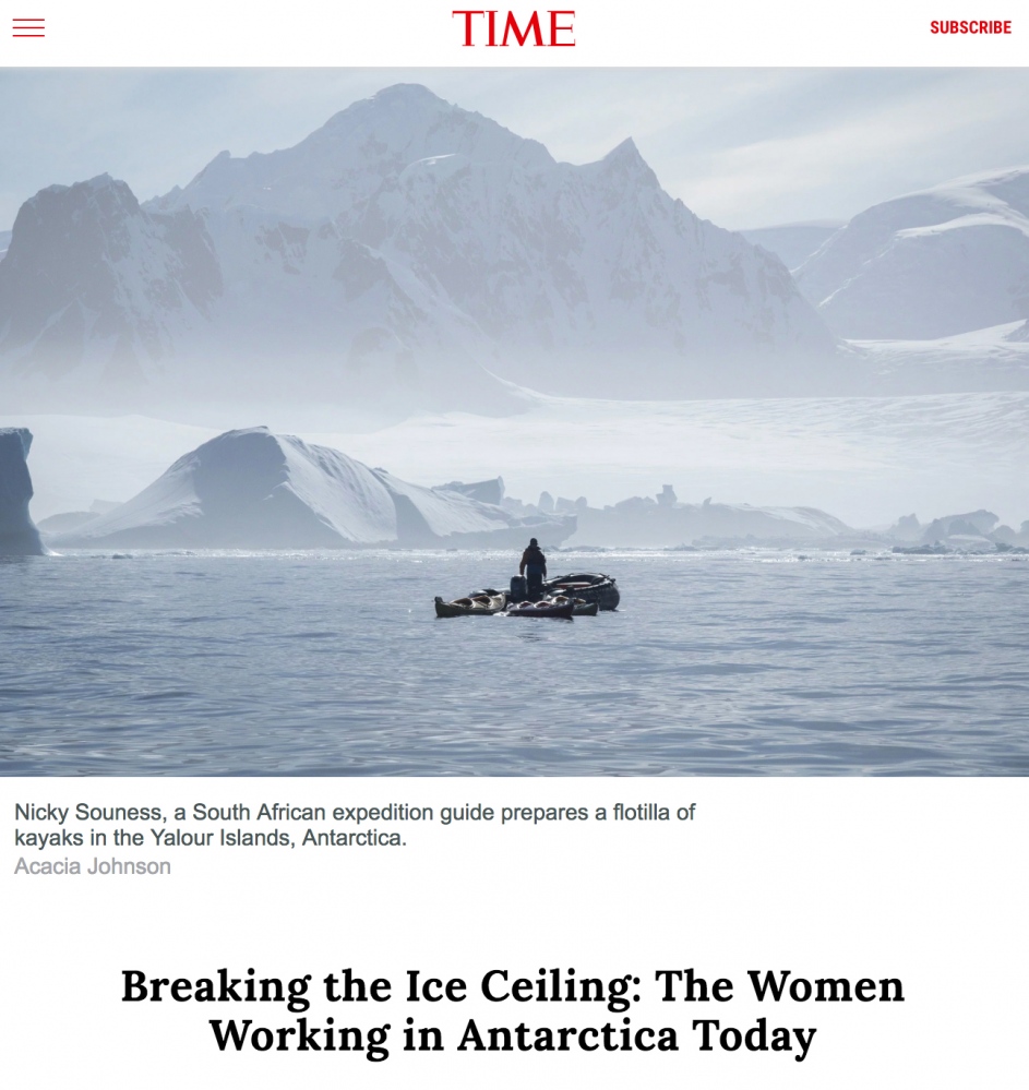 Antarctic Women featured on TIME