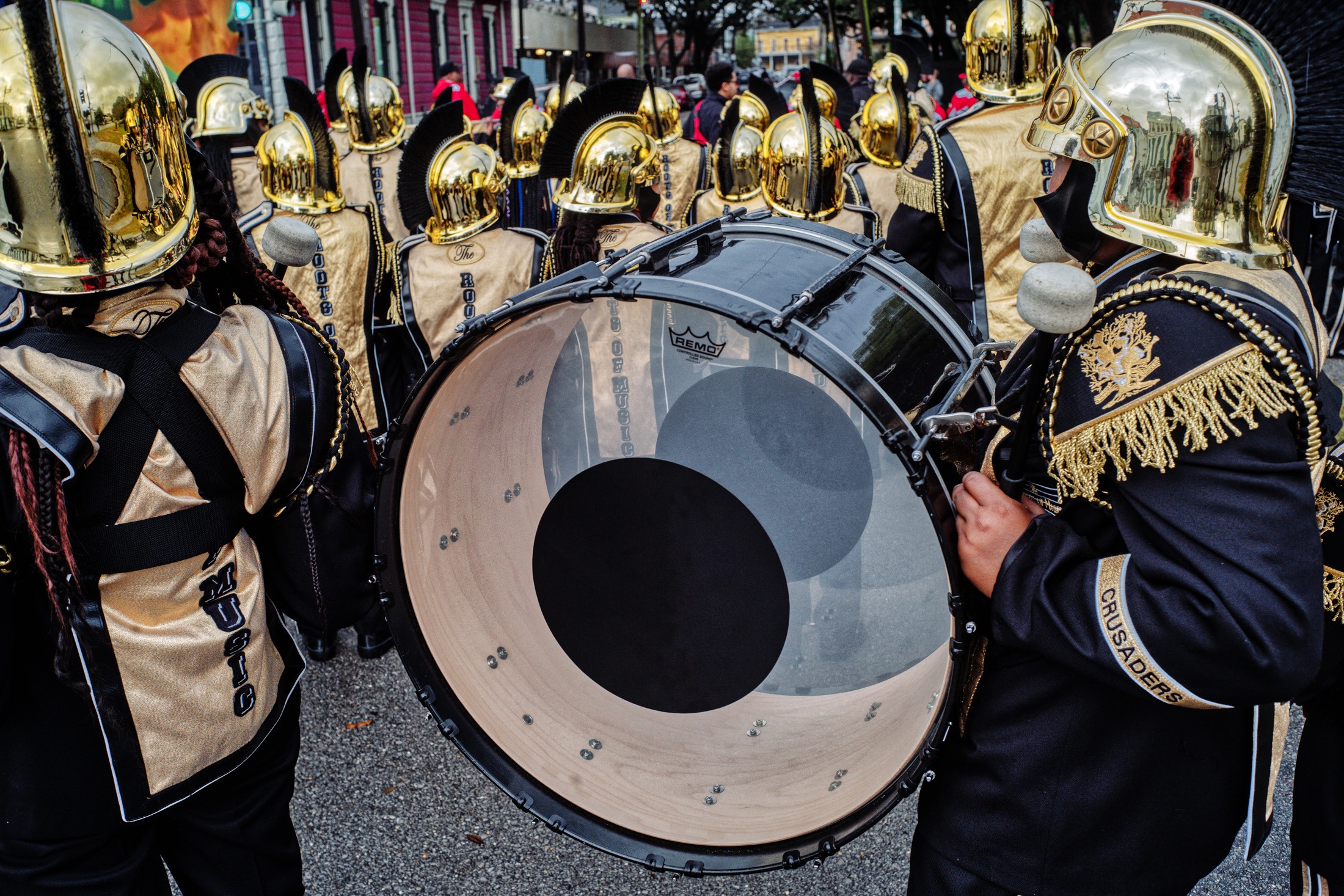 Carnival, New Orleans - Marching Band at New Years Parade
