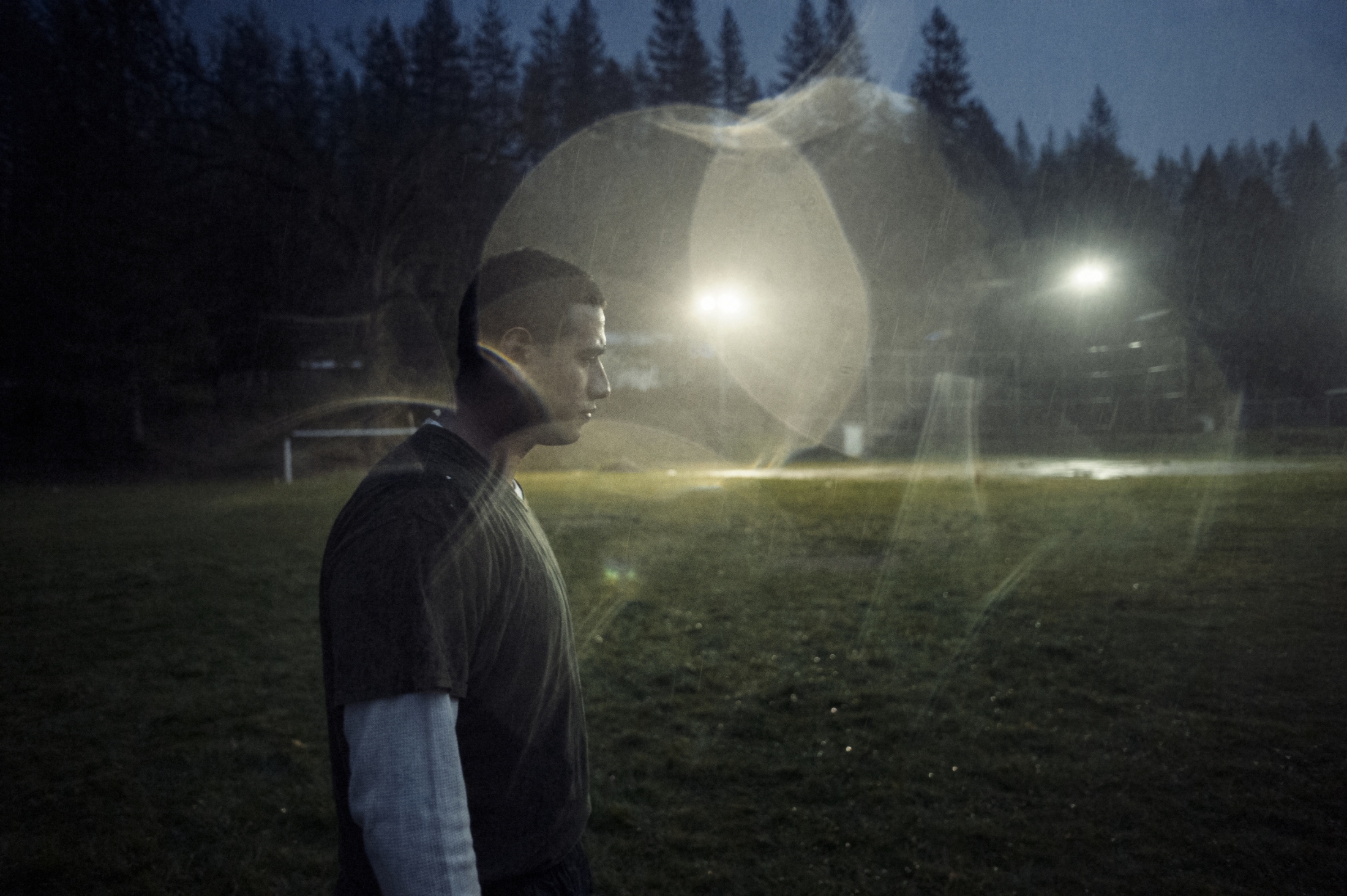 Out of Bounds - A Pine Grove inmate pauses between plays, while playing...